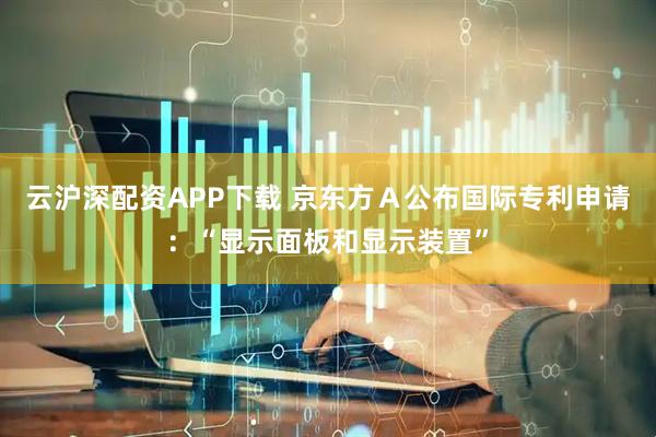 云沪深配资APP下载 京东方Ａ公布国际专利申请：“显示面板和显示装置”