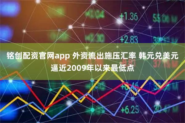 铭创配资官网app 外资流出施压汇率 韩元兑美元逼近2009年以来最低点